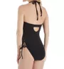 Miss Mandalay Icon Underwire Halter Plunge One Piece Swimsuit IC08UHS - Image 2