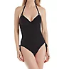 Miss Mandalay Icon Underwire Halter Plunge One Piece Swimsuit IC08UHS - Image 1