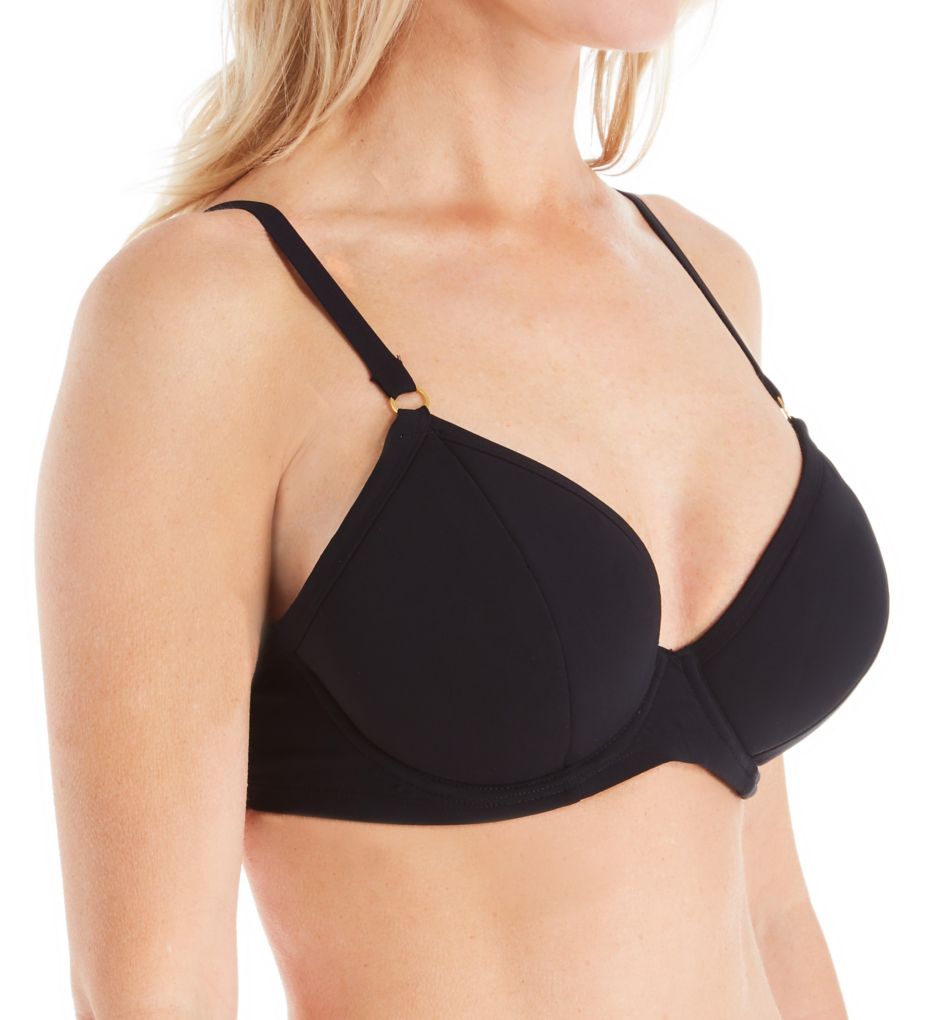 Icon Underwire Plunge Padded Bikini Swim Top