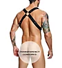 MOB Eroticwear DUNGEON Cross C-Ring Adjustable Harness DMBL07 - Image 2