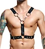 MOB Eroticwear DNGEON Cross Chain Adjustable Harness DMBL09 - Image 1