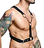 MOB Eroticwear DNGEON Cross Chain Adjustable Harness DMBL09