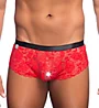 MOB Eroticwear Lace Cheeky Boy Short MBL28 - Image 1