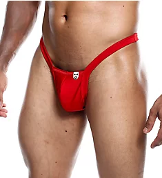 Sinful Y Buns Thong Red M