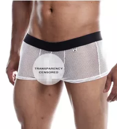 Sensual Fishnet Boxer White S