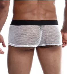 Sensual Fishnet Boxer White S