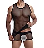 MOB Eroticwear Sensual Fishnet Boxer MBL60 - Image 3