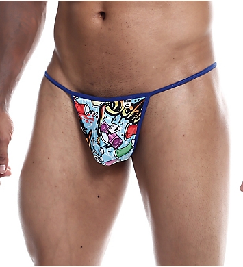 MOB Eroticwear Sinful Hipster T Printed Thong