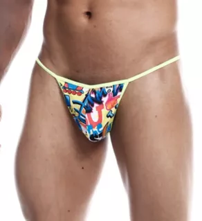 Sinful Hipster T Printed Thong