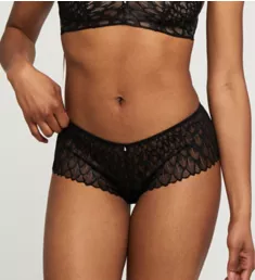 Essentials Lacy Brazilian Panty Black L