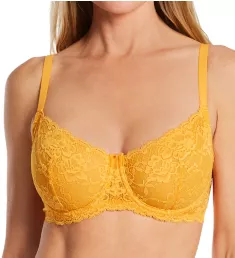 Essentials Flirt Demi Lace Bra Mango Sorbet 34A