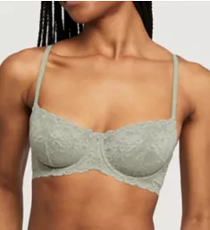 Essentials Flirt Demi Lace Bra Sage 30C