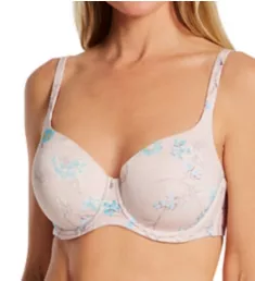 Essentials Pure Plus Full Cup T-Shirt Bra Floral Tea 40C