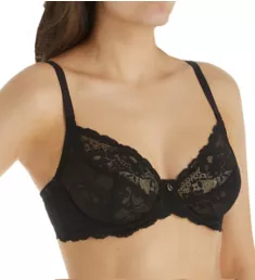 Essentials Divine Full Coverage Lace Bra Black 42E