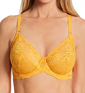 Essentials Muse Full Cup Lace Underwire Bra Mango Sorbet 38E