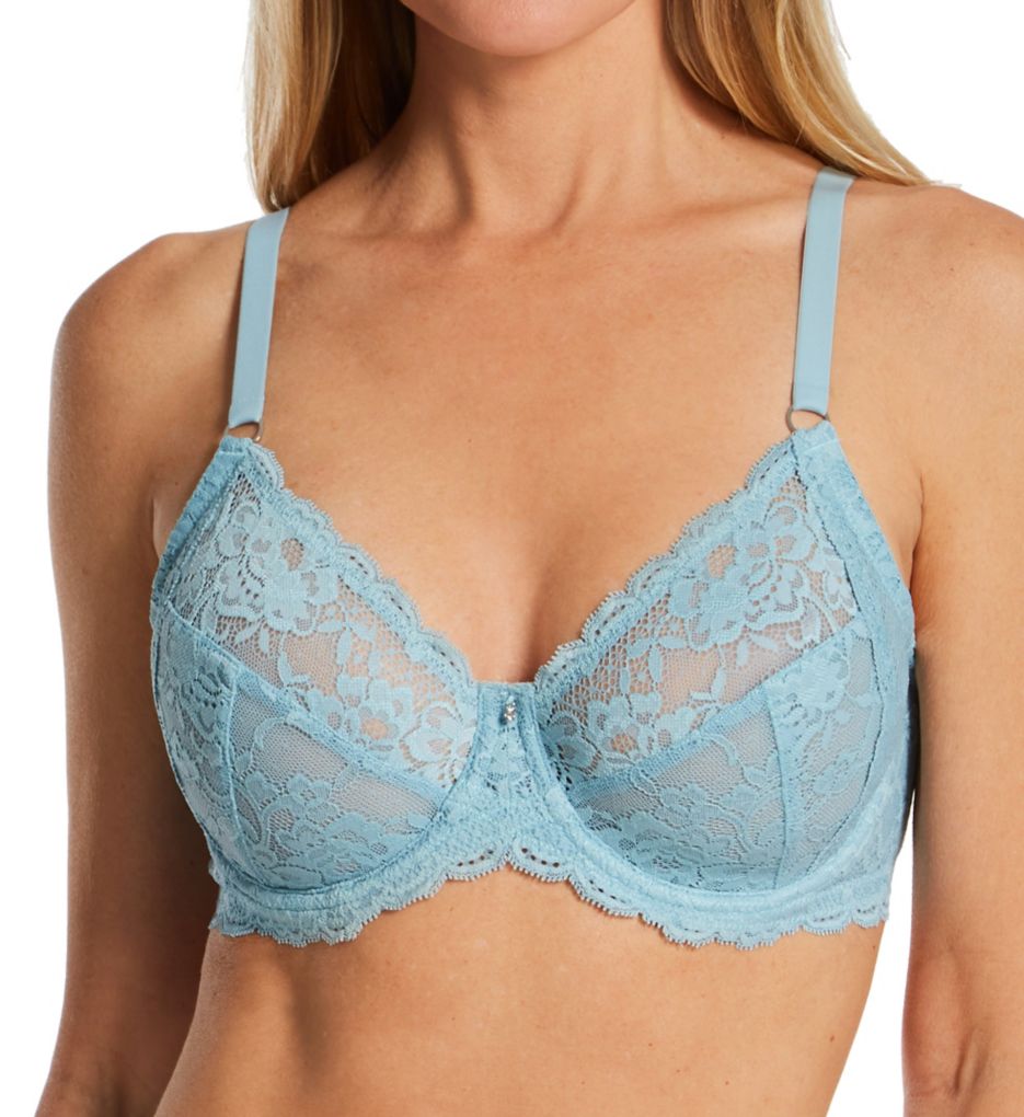 Montelle (2531227): Montelle 9324 Essentials Muse Full Cup Lace Underwire Bra (Skylight 40E)