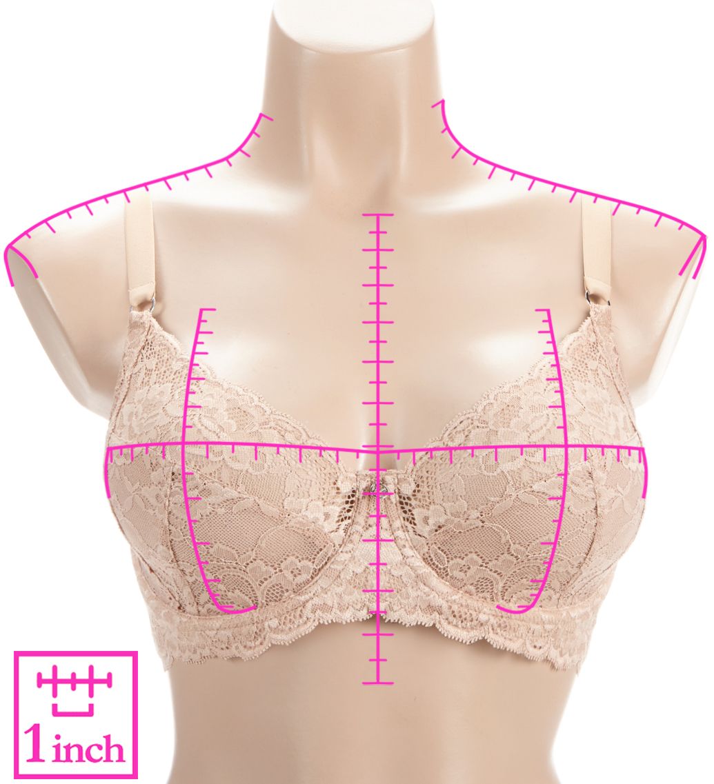 Montelle Essentials Muse Full Cup Lace Underwire Bra 9324 - Image 3
