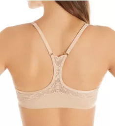 Essentials Front Close Lace Racerback T-Shirt Bra