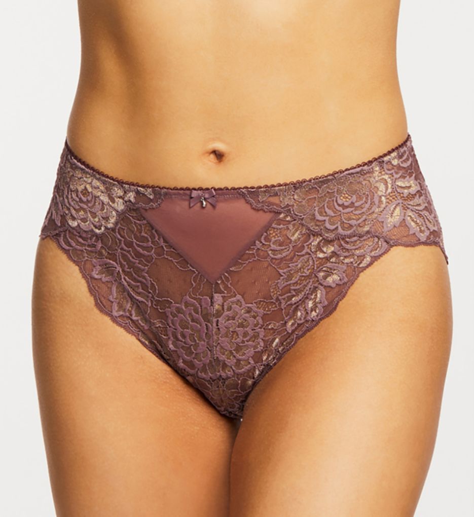 Montelle (2404242) -- Montelle 9442 Sugar 'N Spice High Waist Panty (Gold Plum S)