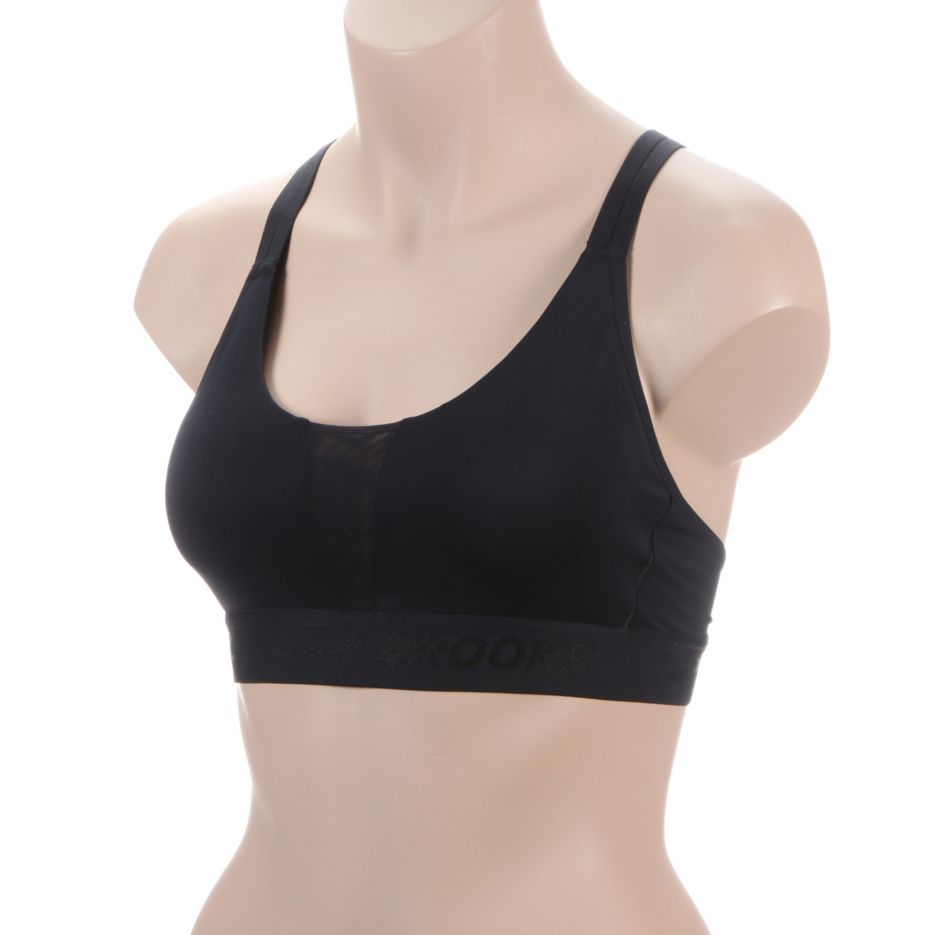 Women's Brooks 300643 Drive Plunge 2.0 High Impact Sports Bra (Black L)