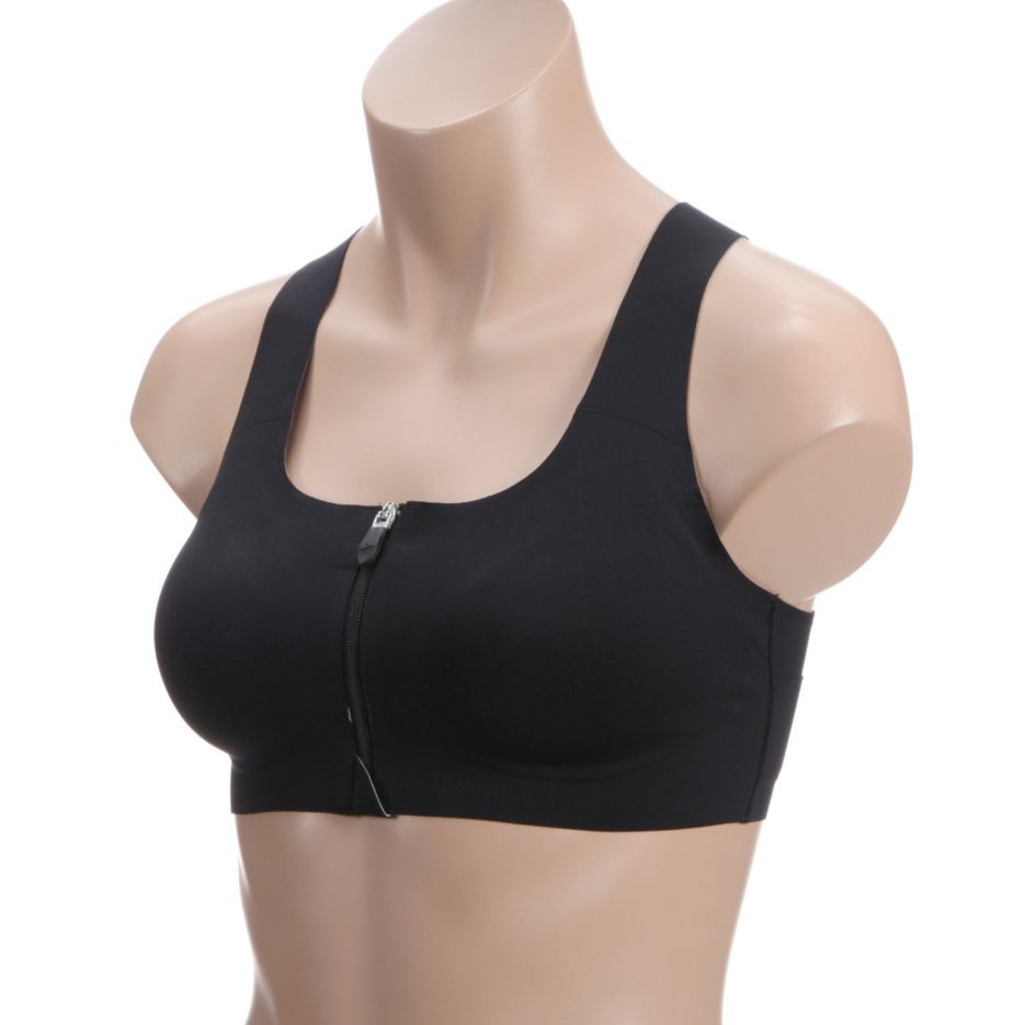 Dare Zip Front DriLayer Sports Bra Magenta/Heliotrope 40C/D by Brooks