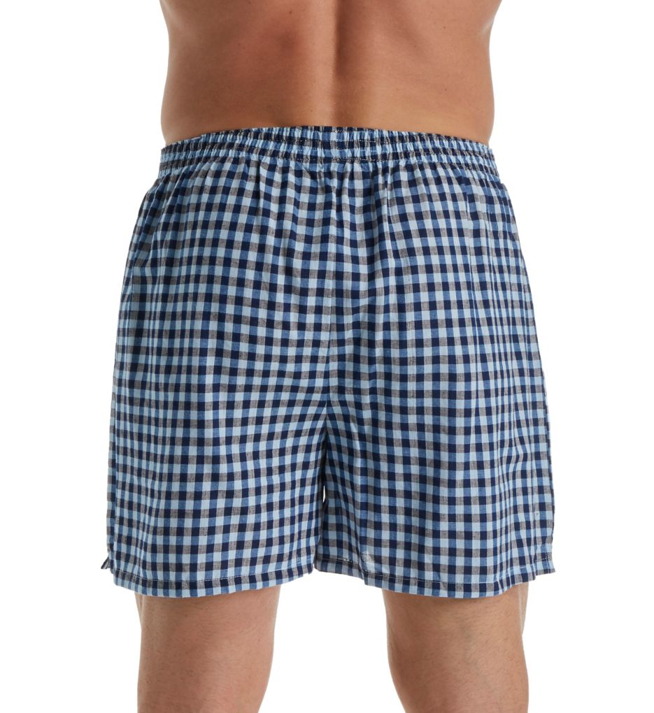 Gripper Fly Snap Woven Boxer - 3 Pack-bs