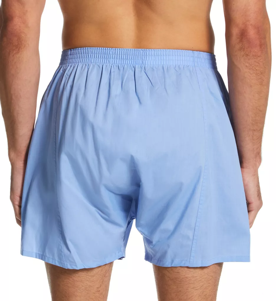 Woven Cotton Blend Open Fly Boxer - 2 Pack