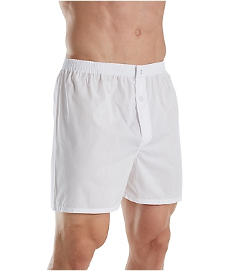 Munsingwear Cotton Woven Solid Button Fly Grip Boxer - 2 Pack