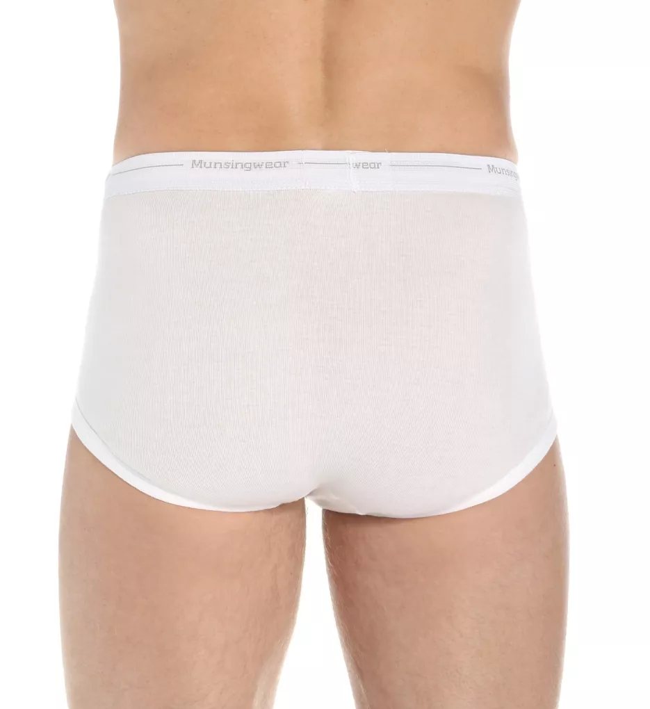 Comfort Pouch Cotton Full Rise Brief - 3 Pack WHT 36 Waist