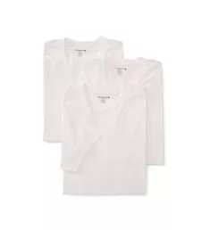 100% Cotton V-Neck Shirt - 3 Pack