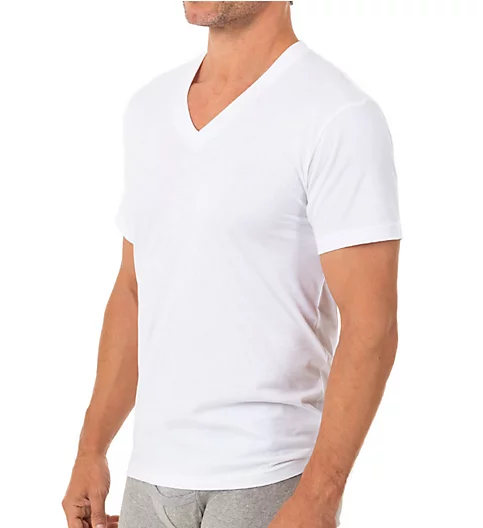 Munsingwear 100% Cotton V-Neck Shirt - 3 Pack MW52