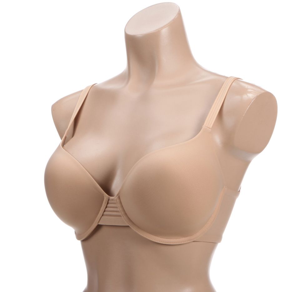 Le Mystere Second Skin Back Smoother T-Shirt Bra 34E, Dark Cherry