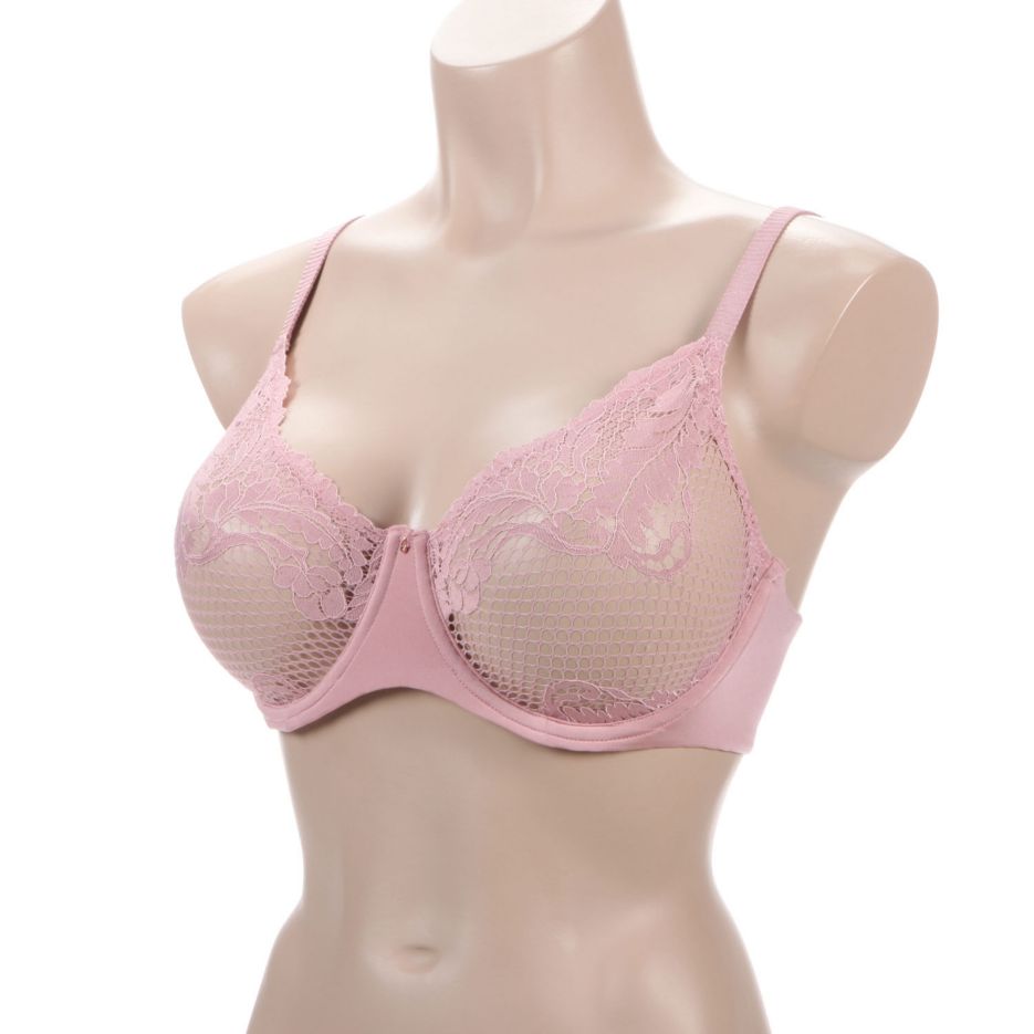 Le Mystere Creates Stunning Allure Bra in Pink Chiffon - Lingerie