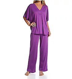 Congo Kimono Sleeve Pajama Set Wisteria Purple S