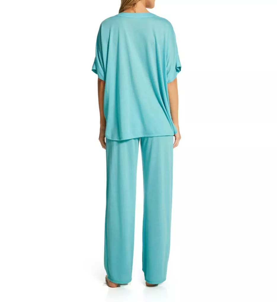 Congo Kimono Sleeve Pajama Set Glacier Blue S