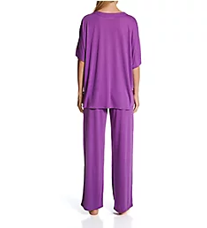 Congo Kimono Sleeve Pajama Set Wisteria Purple S