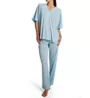 N by Natori Congo Kimono Sleeve Pajama Set AC6205 - Image 1