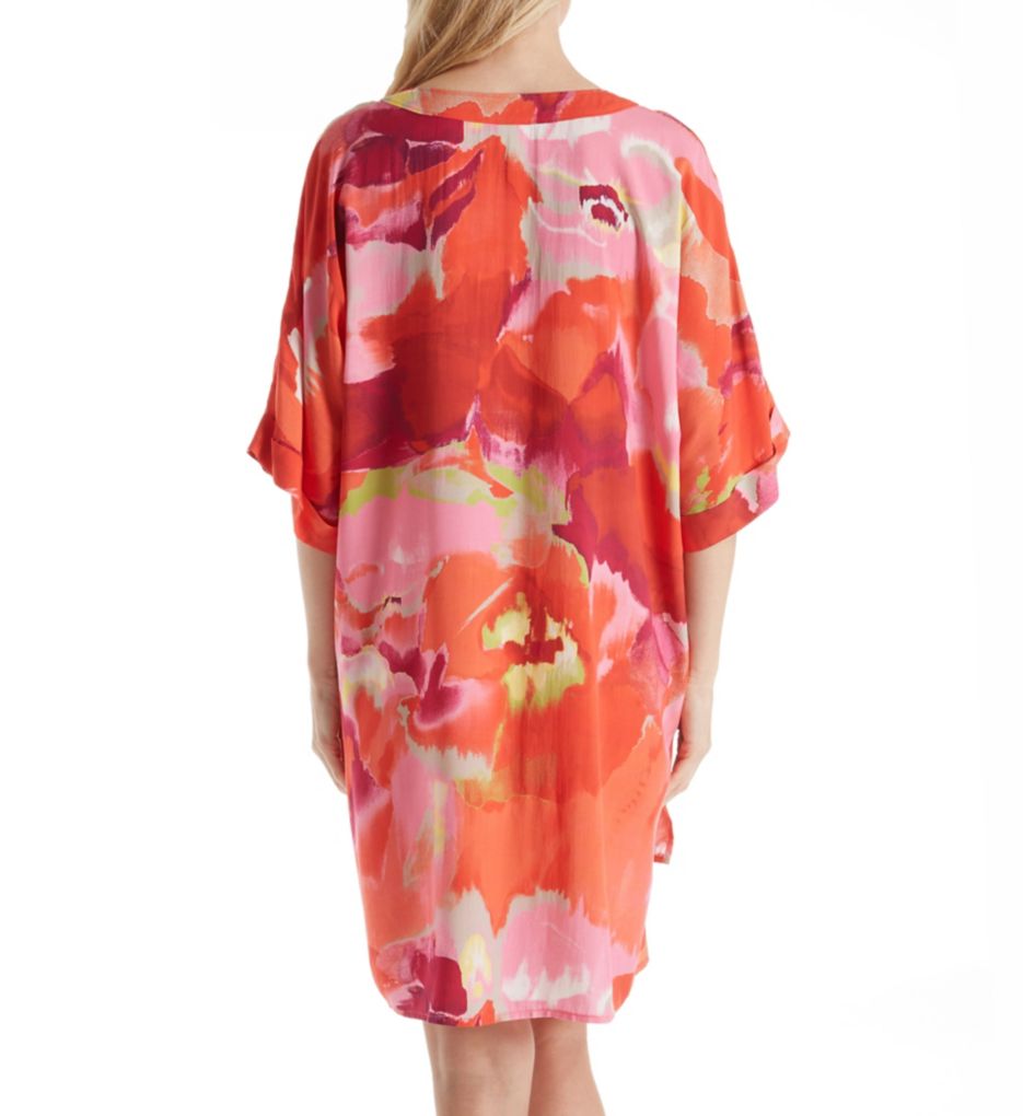 Blooming Mural Caftan Sleepshirt-bs