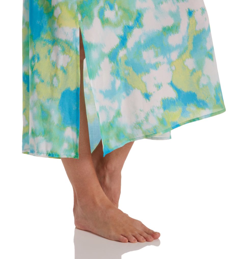 Watercolor Long Sleeve Caftan-cs2