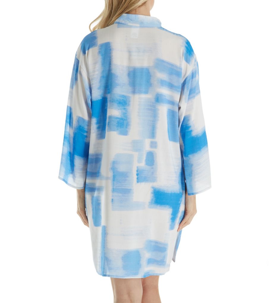 Brushstroke Geo Sleepshirt Caftan