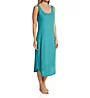 N by Natori Congo Long Gown Bright Teal L  - Image 1