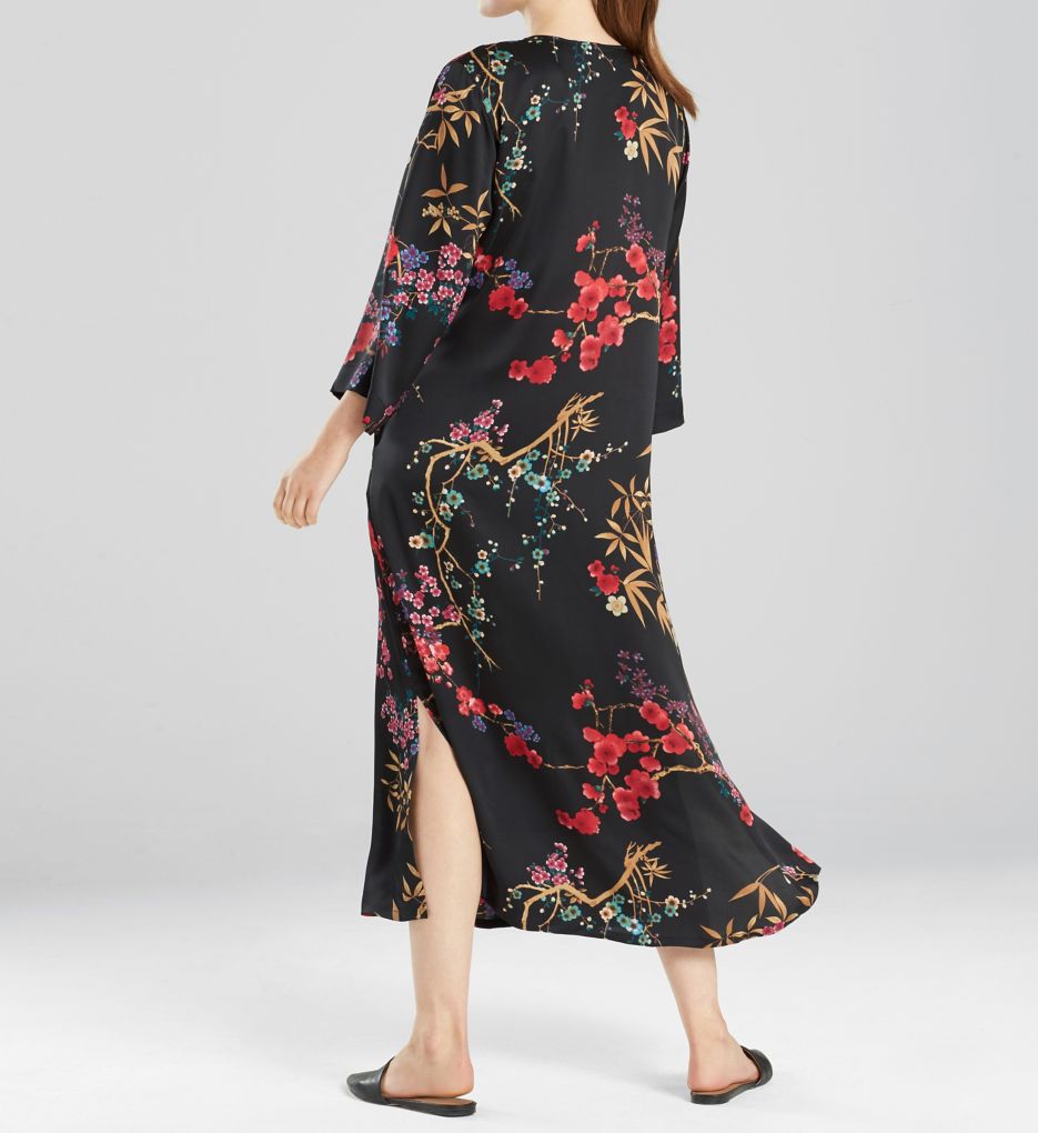 Eden Satin Zip Front Caftan