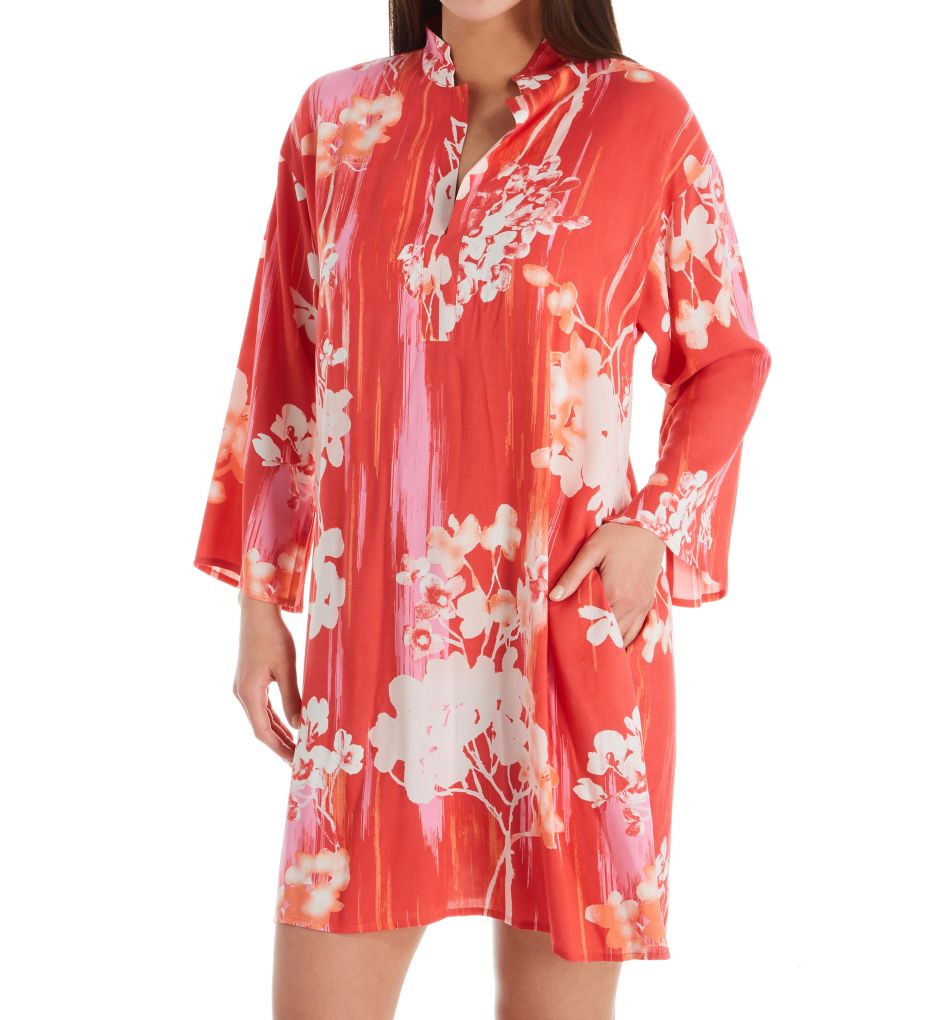 Cherry Blossom Silky Satin Sleepshirt