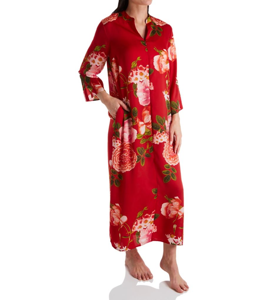 Arcadia Rose Zip Caftan