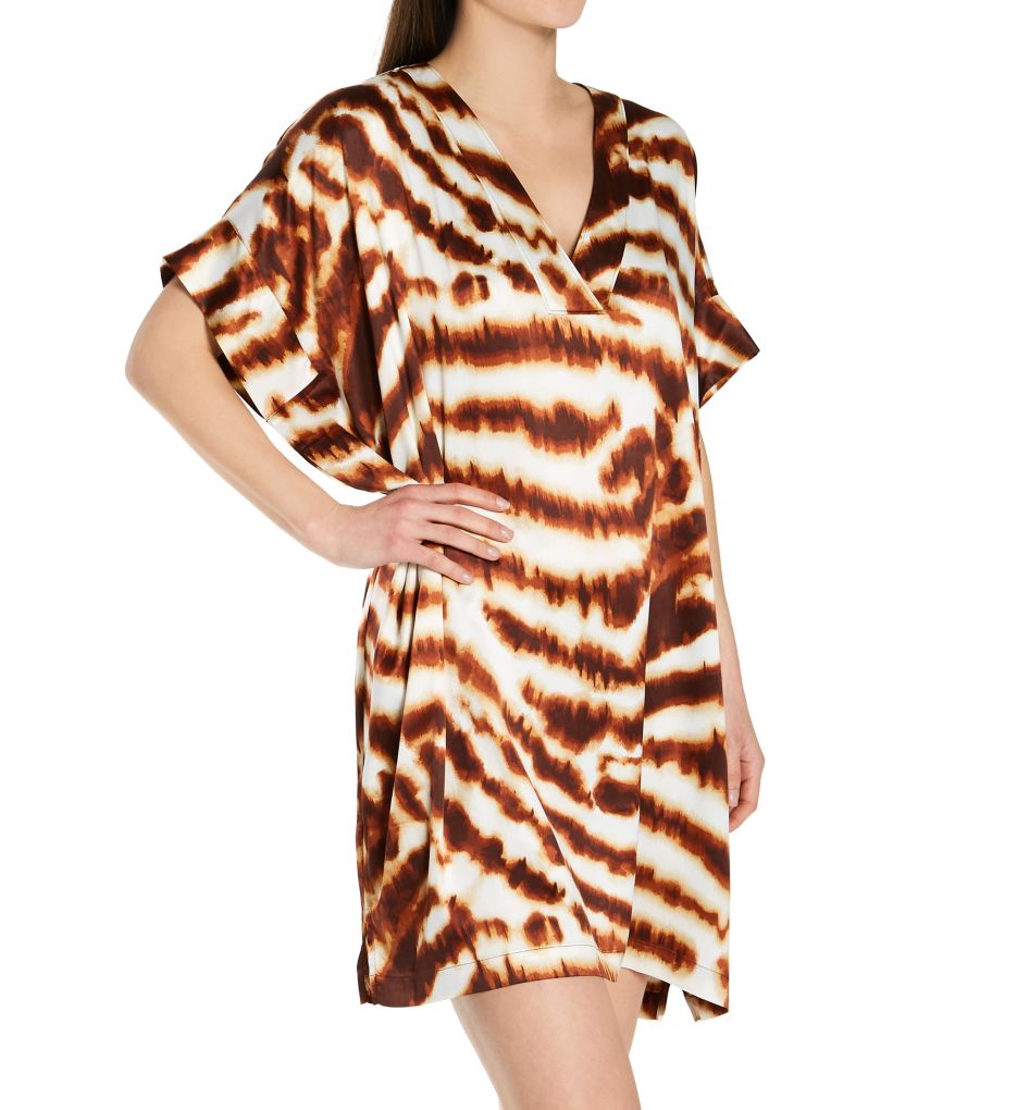 Ethereal Tiger Short Caftan-fs