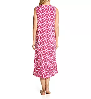 Soho Geo Tank Gown Fuchsia Combo S