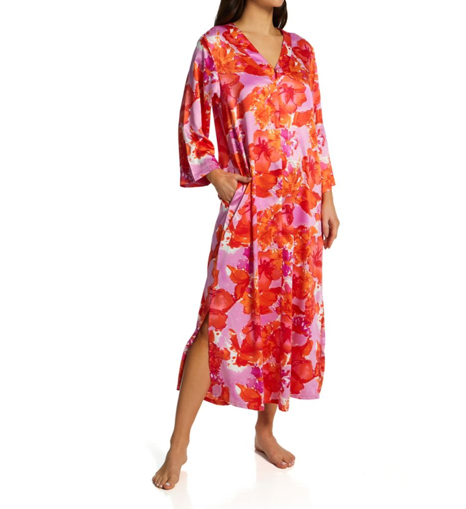 Hibiscus Zip Caftan-gs