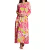 N by Natori Geisha Garden Mandarin Caftan RC0004 - Image 1