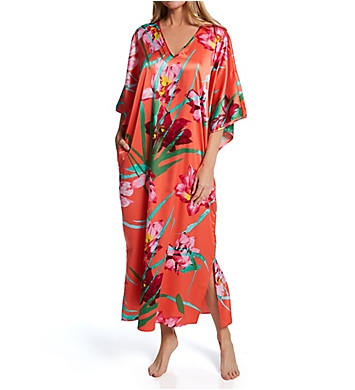 N by Natori Water Lily Butterfly Caftan RC0039