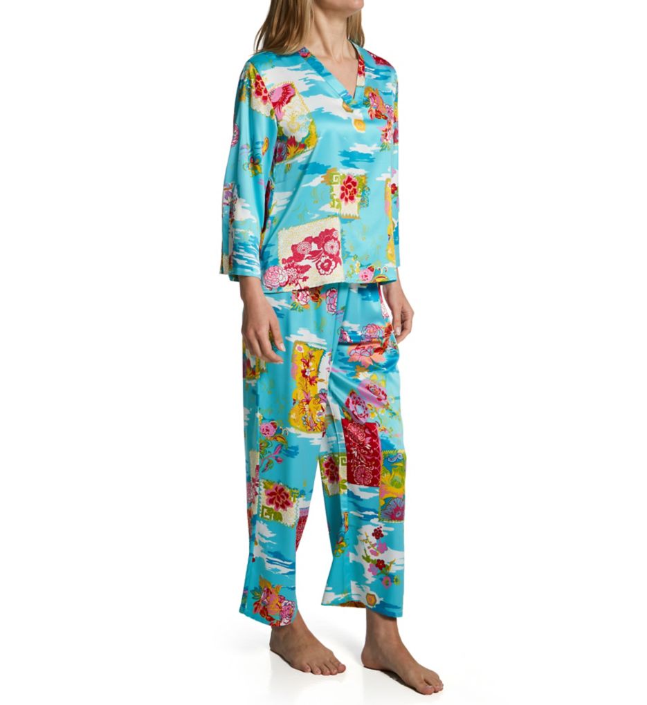 N by Natori Pacifica V-Neck PJ Set RC6040 - Image 1